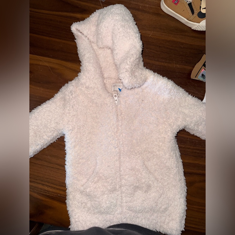 Cozy Barefoot Dreams Pink Hooded Jacket